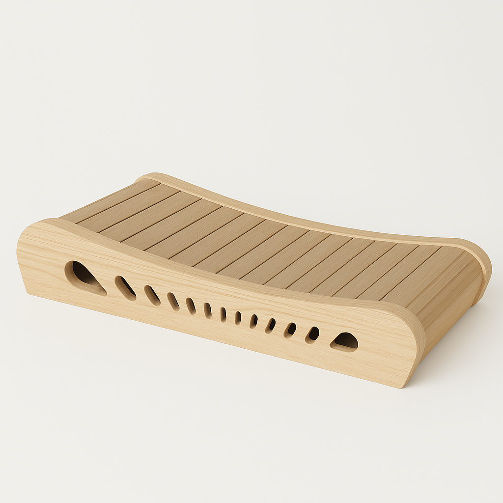 FlowWalker™ – Natural Wood Walking Pad